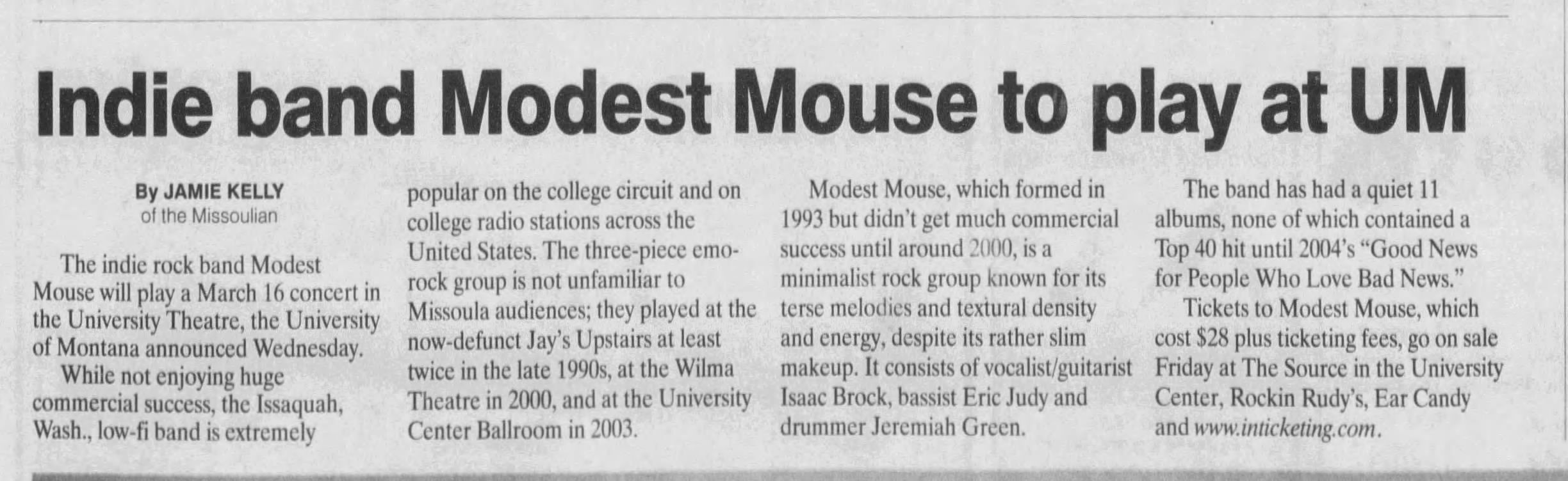 Modest Mouse - 2007